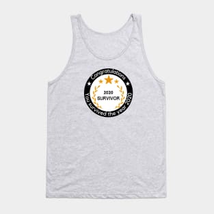 2020 survivor badge Tank Top